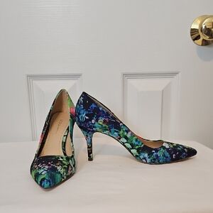 BCBGeneration Multicolor Floral Heels